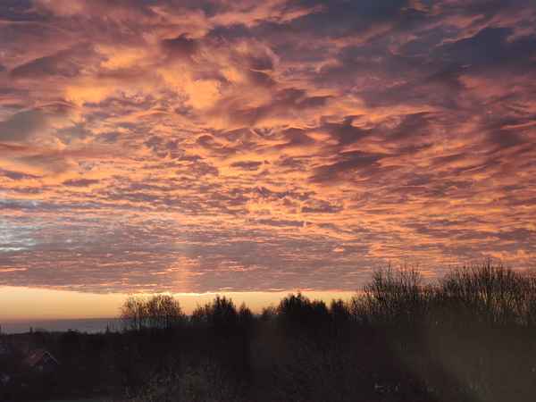 Sonnenaufgang im November