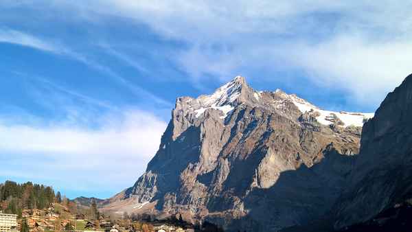 Grindelwald mit Berg (Winterhorn)