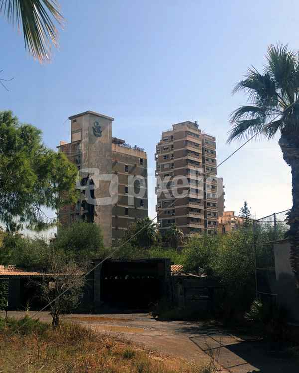 Varosia ist eine Geisterstadt am Stadtrand von Famagusta, Zypern