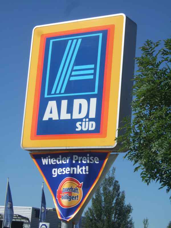 Am Aldi-Parkplatz
