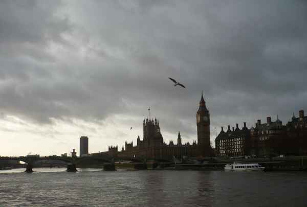 Big Ben mit Möve