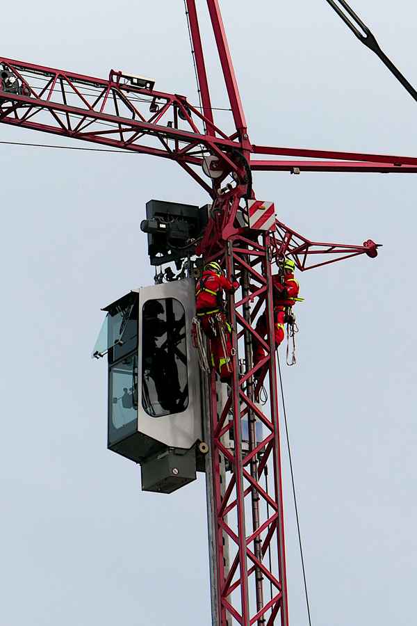 Höhenretter im Einsatz