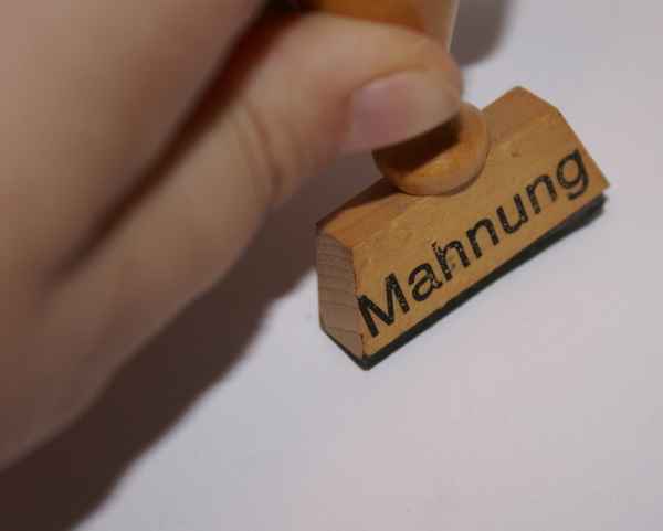 Mahnung
