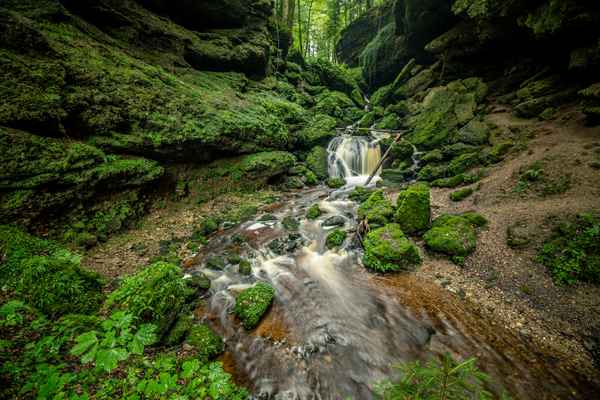 Allein in der Klamm