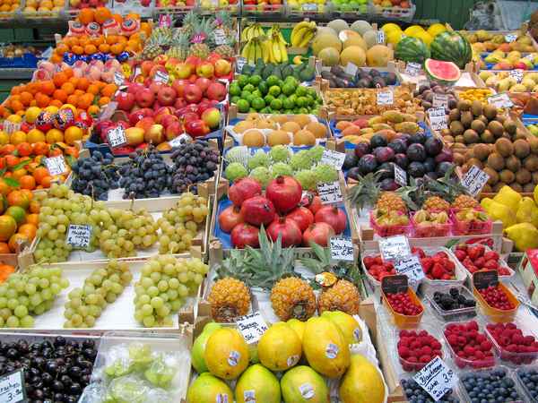 Viktualienmarkt München: Obststand
