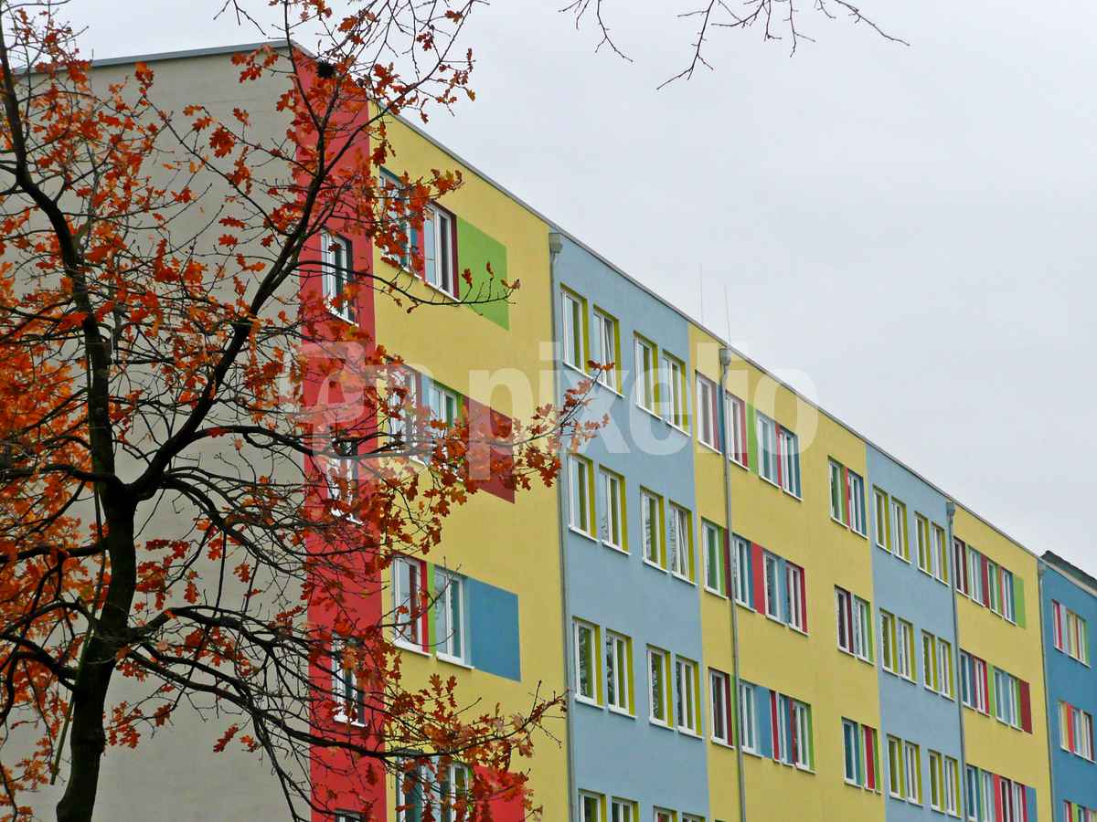 Bunte Fassade