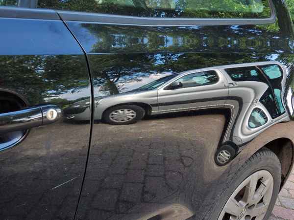 eingeparkt