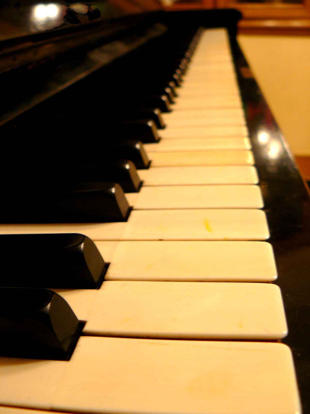 Klaviertasten Klavier