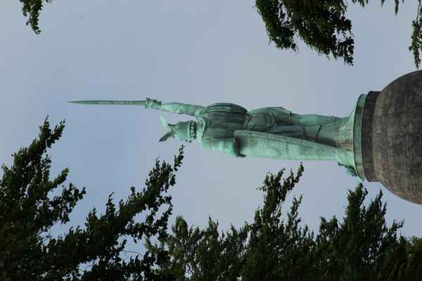 Hermannsdenkmal Ansicht von hinten,