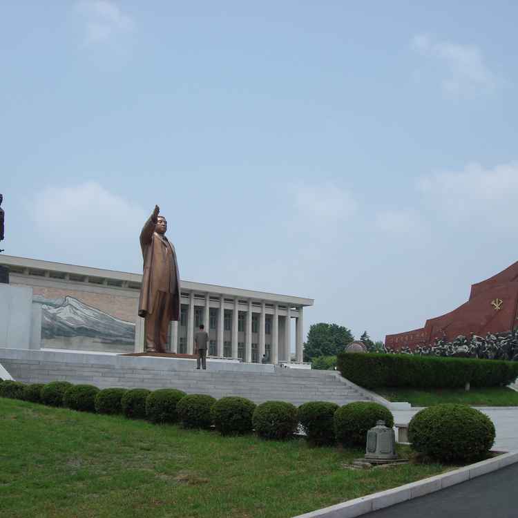 Statue Kim Il Sung in Pjöngjang Nordkorea