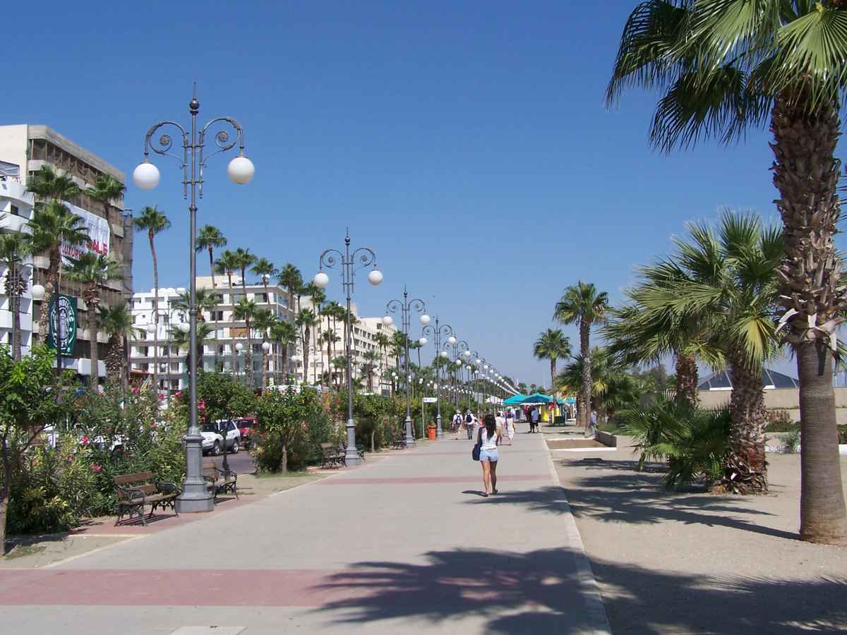Promenade von Larnaca (Zypern)