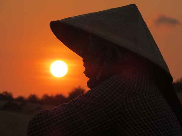 Abendstimmung in Vietnam