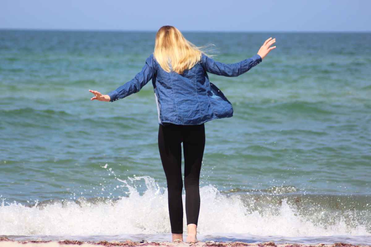 Strandspaziergang mit Lou