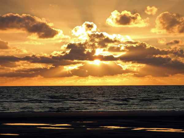 Sonnenuntergang am Meer