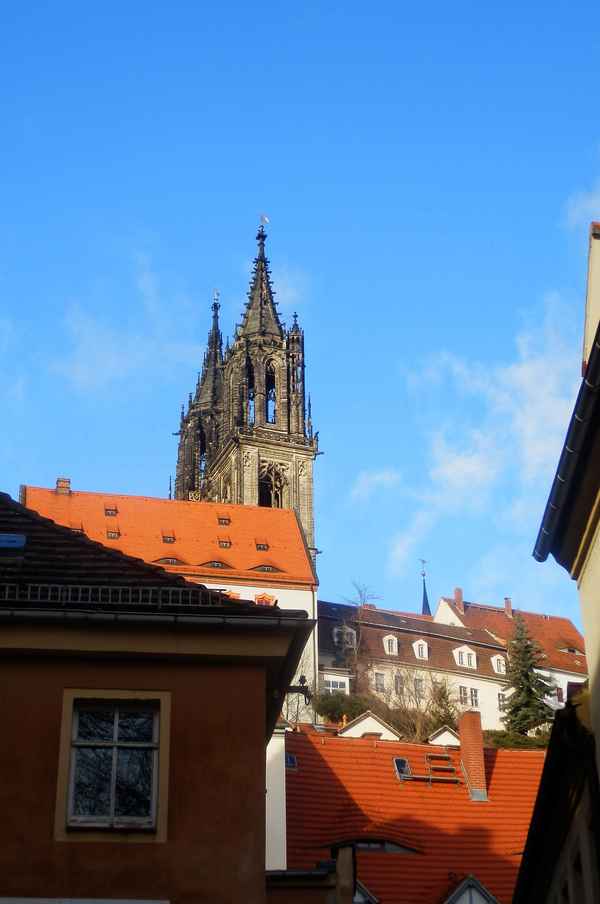 Blick auf den Dom zu Meißen
