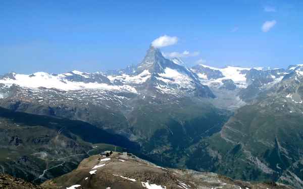 Matterhorn in leichtem Dunst