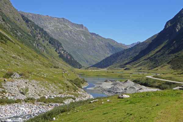 Am Fluss Trisanna (Österreich)
