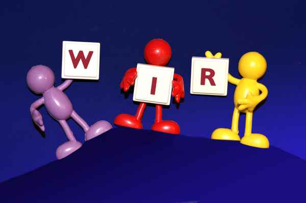 Plastikmännchen WIR