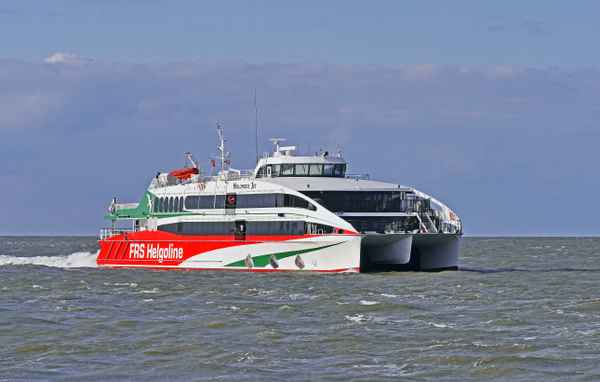 Der Helgoland-Katamaran
