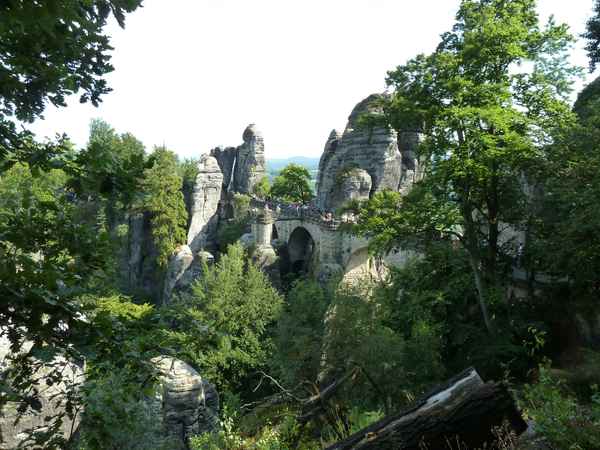 Basteibrücke im Elbsandsteingebirge