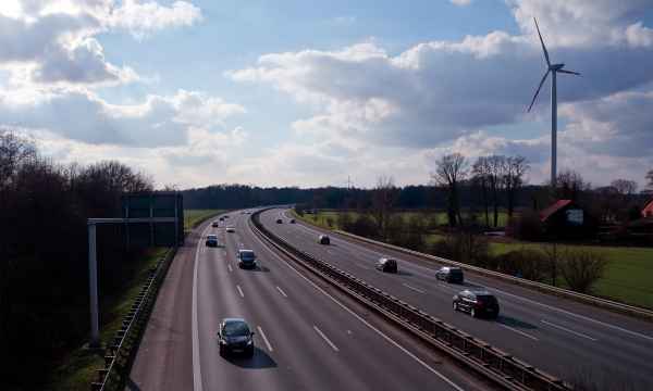 Autobahn Highway Februar 2015