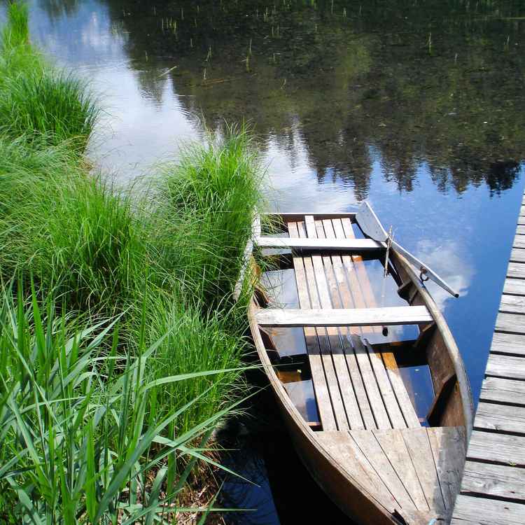 Einsames Boot