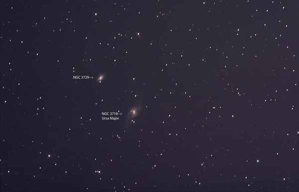 NGC 3718+3729 im großen Wagen(Ursa Major)
