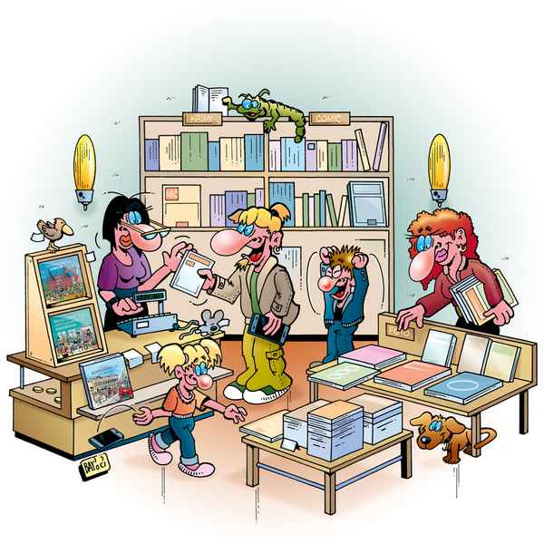 In der Buchhandlung