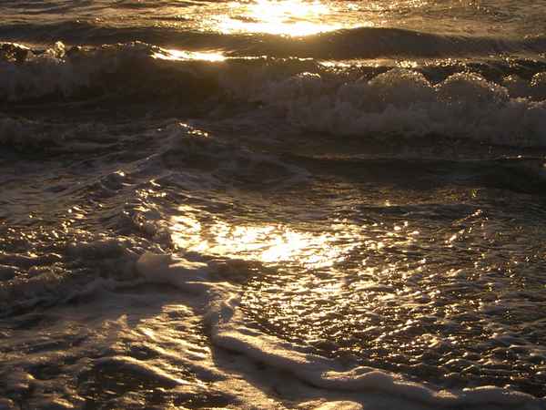 Spiegelung im Meer