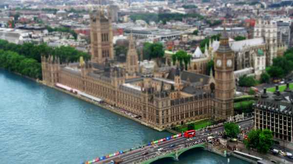 Palace of Westminster in London