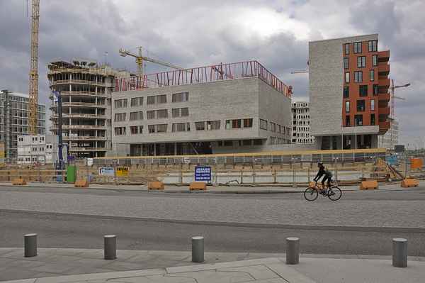 Baustelle am Großen-Grasbrook