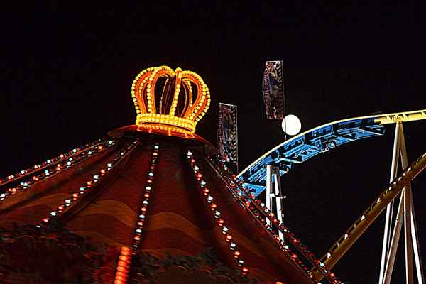 Der Vollmond fährt Achterbahn