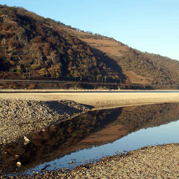 Dem Rhein geht das Wasser aus