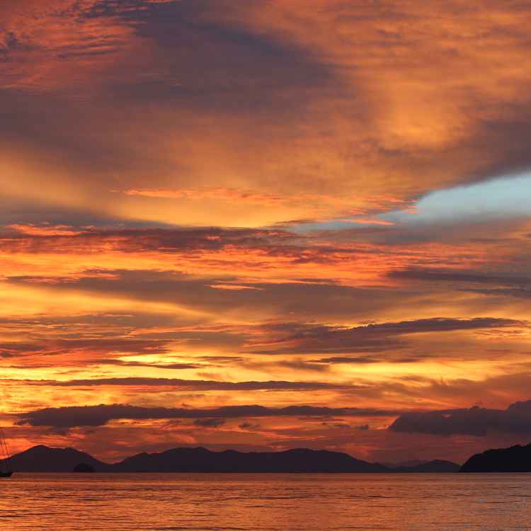 Sonnenuntergang bei Ao Nang