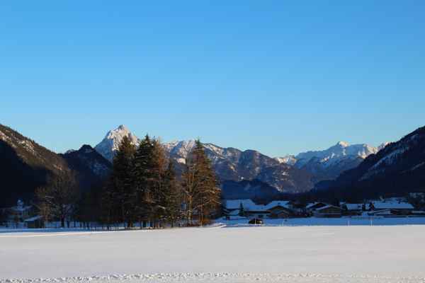 Blick zur Zugspitze
