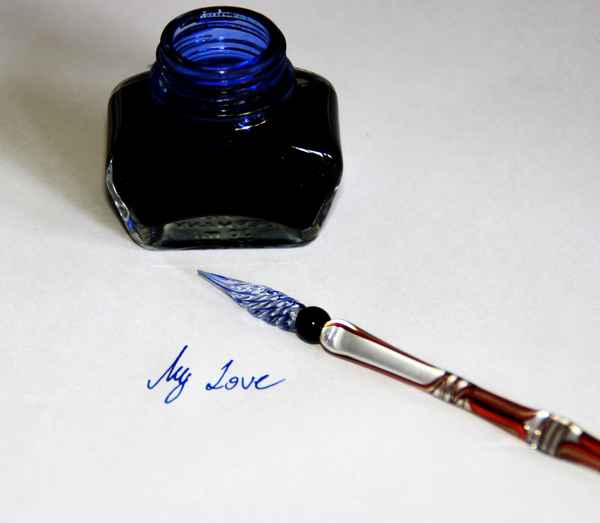 Venizianische Feder "MyLove"