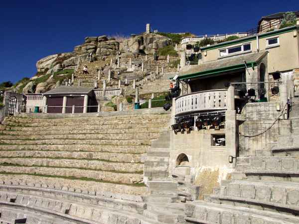 Porthcurno, Südengland: Minack Open Air Theatre von 1932 #3