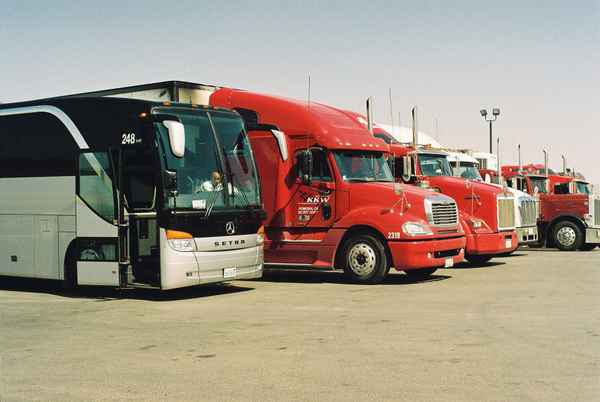 Typische Amerikanische Trucks