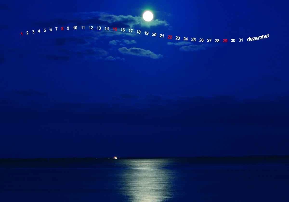 Kalender 2013 - Langeland Dänemark - Dezember