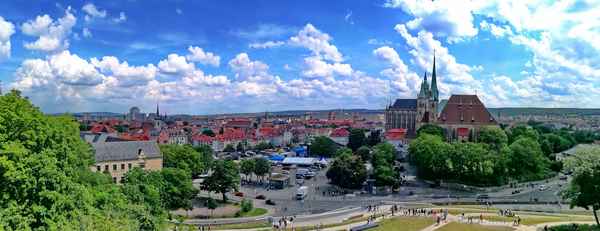 Blick vom Petersberg auf Erfurt