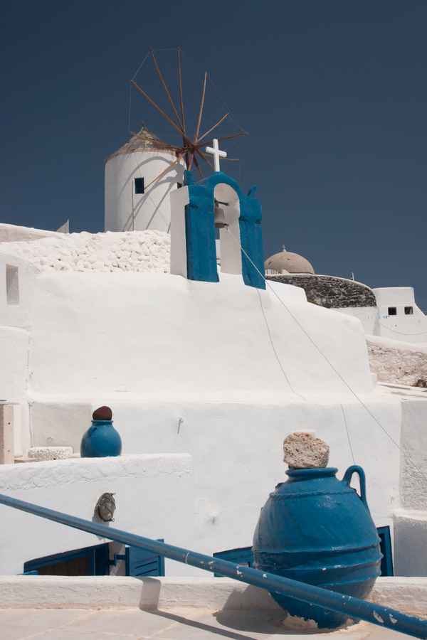 Santorini - Windmühle in Oia 2