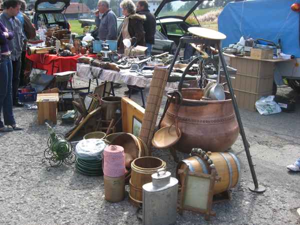 Bauern-Markt auf dem Col des Mosses