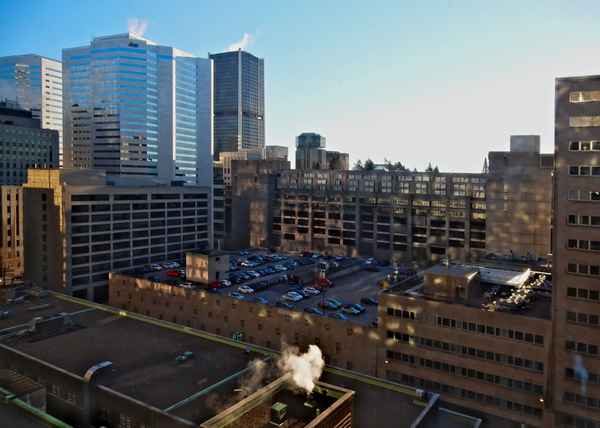 Parkplatz in Montreal