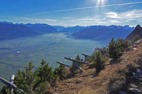 Vorderrheintal Richtung Graubünden