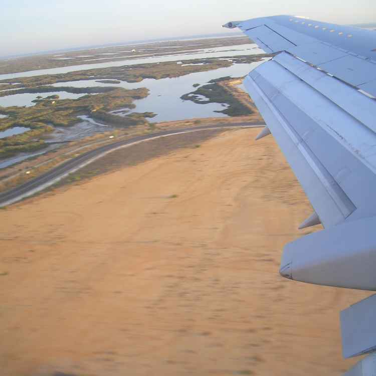 landing in Faro portugal