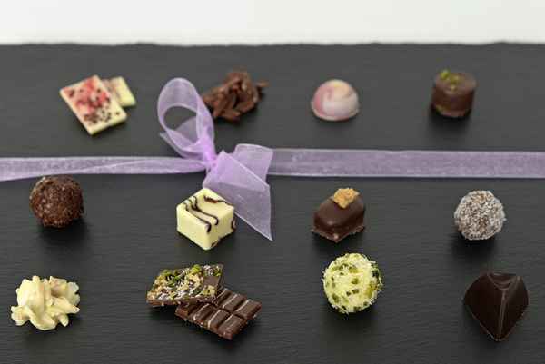 Hausgemachte Pralinen