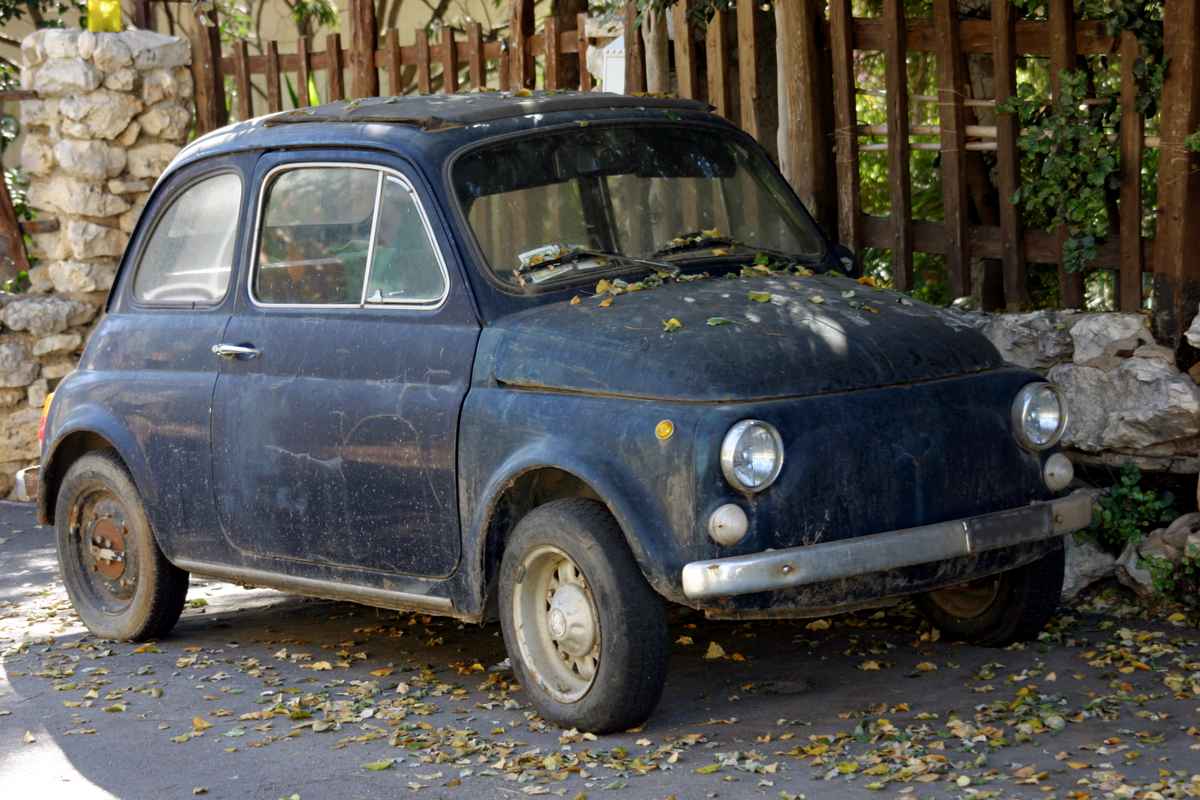 Parkplatz im Schatten