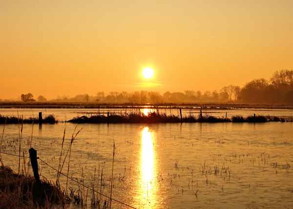 Borgfelder Dezember-Sunrise