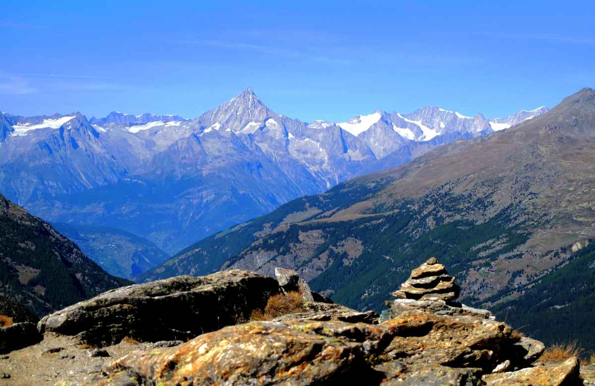 Hoch über Saas Fee