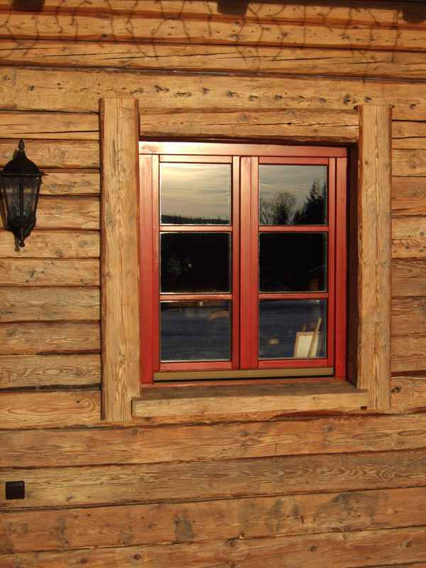 Skihütte vor dem Ansturm